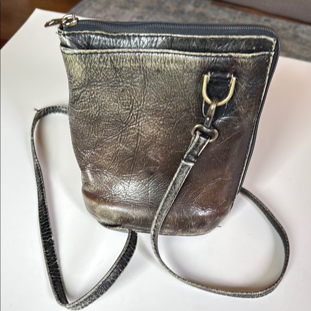 HOBO Vintage Distressed Leather Crossbody Bag